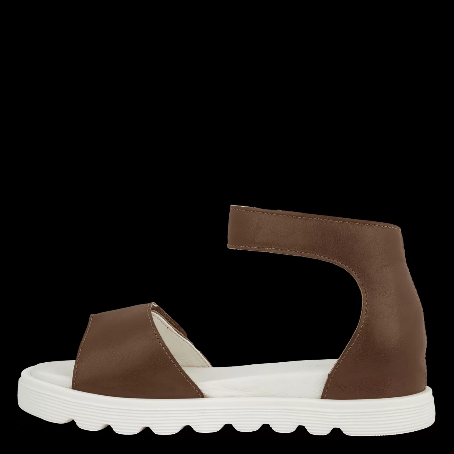 Shop ALLOW AIA - BROWN Dame Sandaler med flad sål