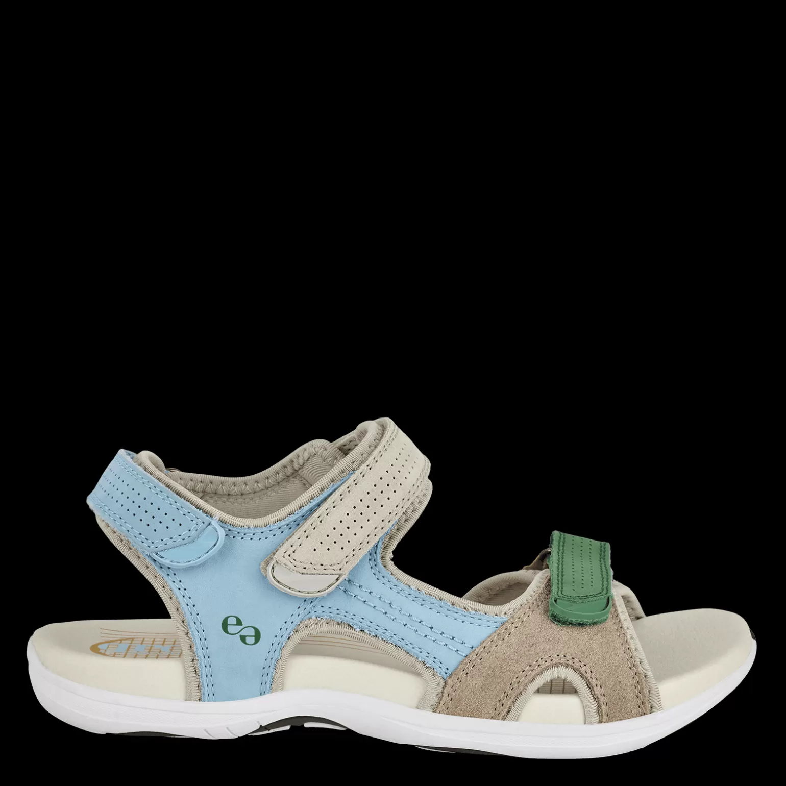 Best CORSICA CILA - LIGHT BLUE Dame Sandaler med flad sål | Sandaler med svangstøtte