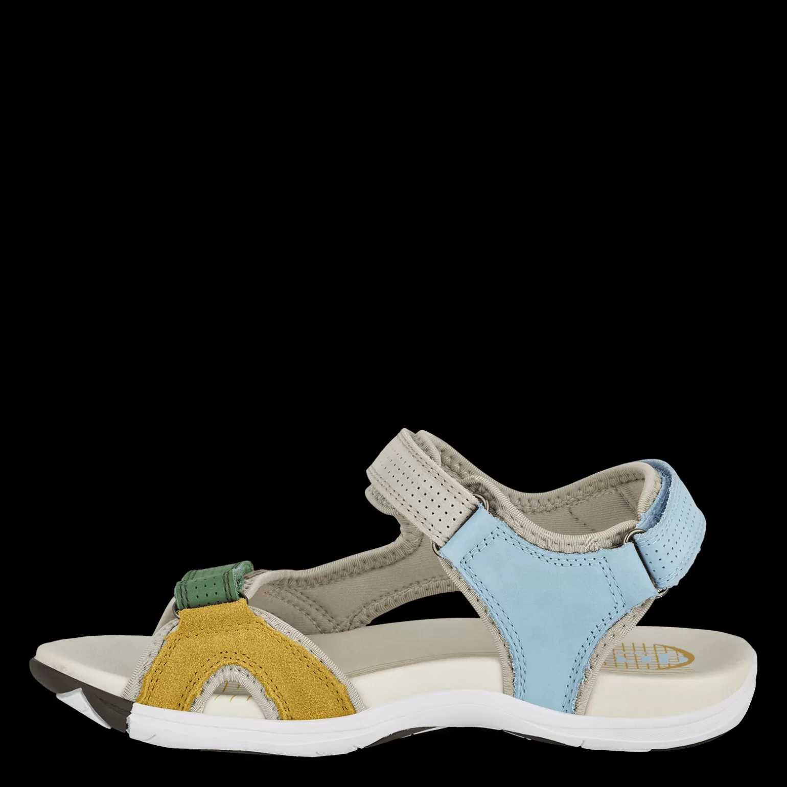 Best CORSICA CILA - LIGHT BLUE Dame Sandaler med flad sål | Sandaler med svangstøtte