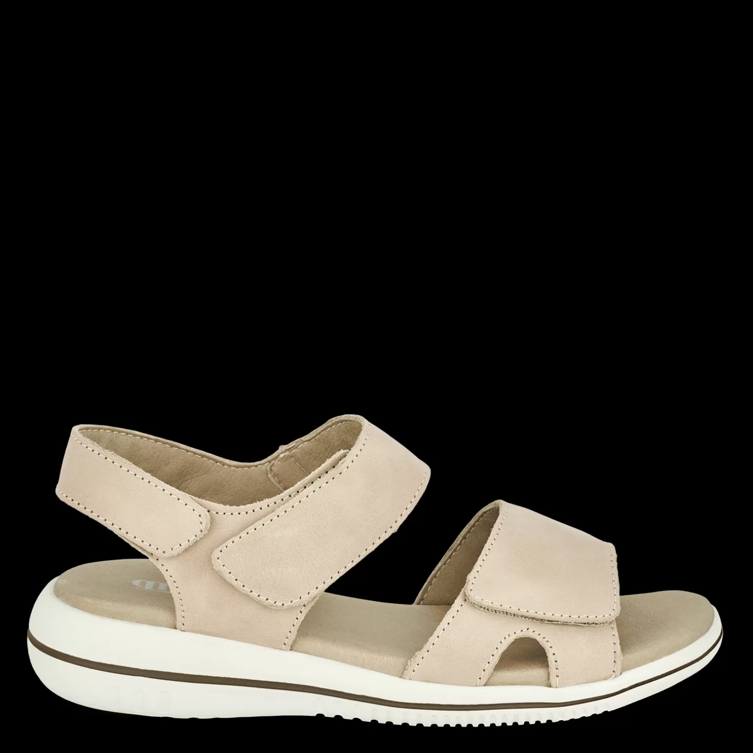 Best LEAF LUCY - CREAM WHITE Dame Sandaler med flad sål