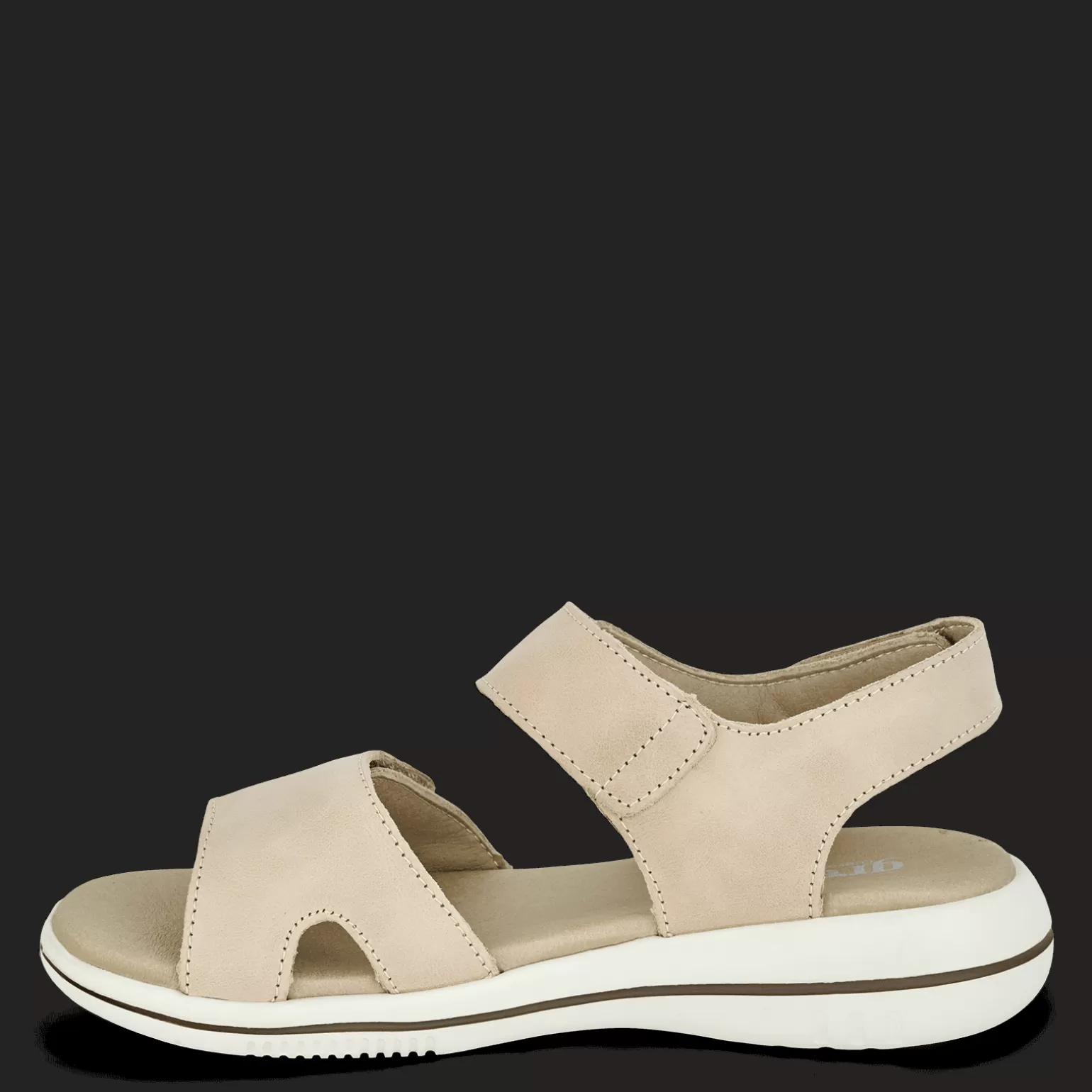 Best LEAF LUCY - CREAM WHITE Dame Sandaler med flad sål