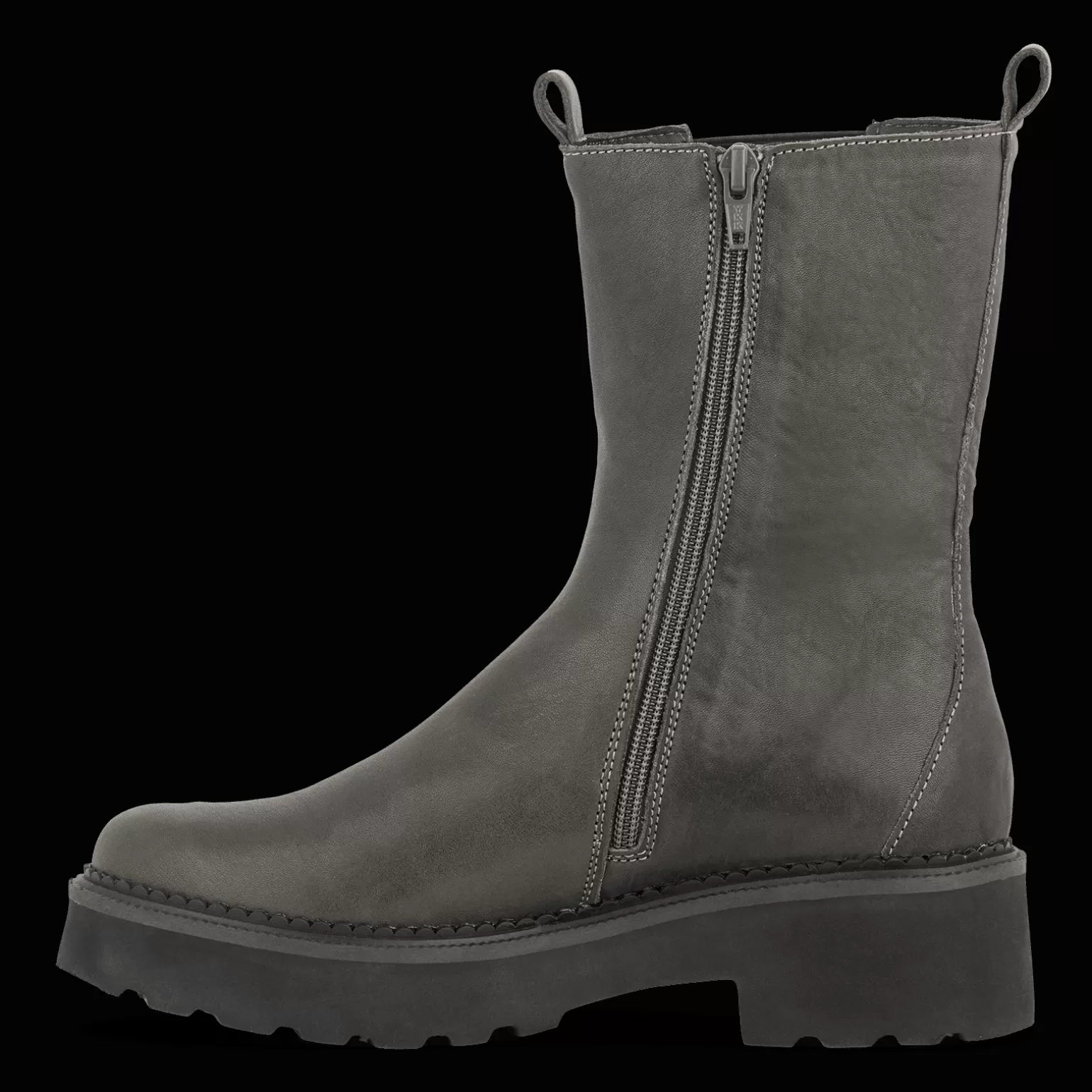 Online PITCH PAOLA - WARM GREY Dame Lange støvler | Chelsea boots